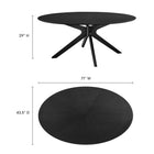 Modway Crossroads 71" Oval Wood Dining Table