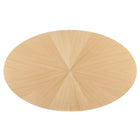 Modway Crossroads 71" Oval Wood Dining Table