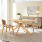 Modway Crossroads 71" Oval Wood Dining Table