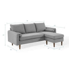 Modway Revive Upholstered Right or Left Sectional Sofa