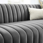 Modway Conjure Channel Tufted Velvet Sofa