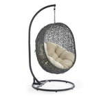 Modway Hide Outdoor Patio Sunbrella® Swing Chair With Stand  