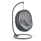 Modway Hide Outdoor Patio Sunbrella® Swing Chair With Stand  