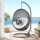 Modway Hide Outdoor Patio Sunbrella® Swing Chair With Stand