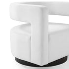 Modway Spin Cutaway Performance Velvet Swivel Armchair