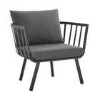 Modway Riverside Outdoor Patio Aluminum Armchair Set of 2