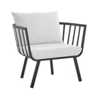 Modway Riverside Outdoor Patio Aluminum Armchair Set of 2