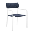 Modway Raleigh Outdoor Patio Aluminum Armchair Set of 2
