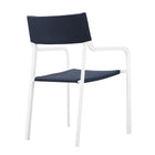 Modway Raleigh Outdoor Patio Aluminum Armchair Set of 2