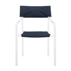 Modway Raleigh Outdoor Patio Aluminum Armchair Set of 2