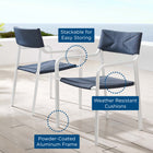 Modway Raleigh Outdoor Patio Aluminum Armchair Set of 2