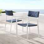 Modway Raleigh Outdoor Patio Aluminum Armchair Set of 2