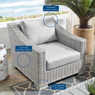 Modway Conway Sunbrella® Outdoor Patio Wicker Rattan Armchair