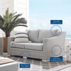 Modway Conway Sunbrella® Outdoor Patio Wicker Rattan Loveseat