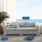Modway Conway Sunbrella® Outdoor Patio Wicker Rattan Sofa
