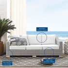 Modway Conway Sunbrella® Outdoor Patio Wicker Rattan Sofa
