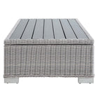 Modway Conway 45" Outdoor Patio Wicker Rattan Coffee Table