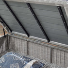 Modway Conway 45" Outdoor Patio Wicker Rattan Coffee Table