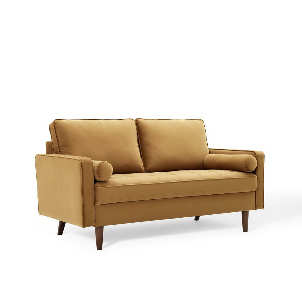 Modway Valour Performance Velvet Loveseat  