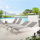 Modway Savannah Outdoor Patio Mesh Chaise Lounge Set of 4
