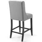 Modway Baron Upholstered Fabric Counter Stool Set of 2