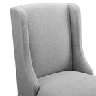 Modway Baron Upholstered Fabric Counter Stool Set of 2
