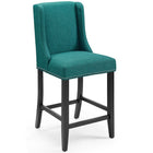 Modway Baron Upholstered Fabric Counter Stool Set of 2