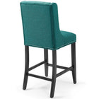 Modway Baron Upholstered Fabric Counter Stool Set of 2