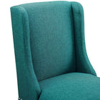 Modway Baron Upholstered Fabric Counter Stool Set of 2