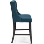 Modway Baronet Upholstered Fabric Counter Bar Stool Set of 2