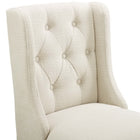Modway Baronet Upholstered Fabric Counter Bar Stool Set of 2