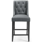 Modway Baronet Upholstered Fabric Counter Bar Stool Set of 2