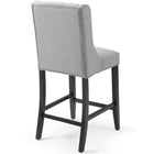 Modway Baronet Upholstered Fabric Counter Bar Stool Set of 2