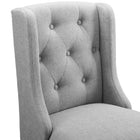 Modway Baronet Upholstered Fabric Counter Bar Stool Set of 2