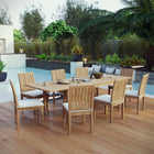 Modway Marina 9 Piece Outdoor Patio Teak Dining Set EEI-4033