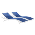 Modway Glimpse Outdoor Patio Mesh Chaise Lounge Set of 2  