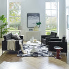 Modway Loft 3 Piece Tufted Upholstered Faux Leather Set EEI-4103