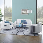 Modway Loft 3 Piece Tufted Upholstered Faux Leather Set EEI-4103