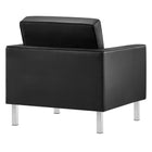 Modway Loft 3-Piece Tufted Vegan Leather Furniture Set