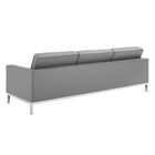 Modway Loft 3-Piece Tufted Vegan Leather Furniture Set
