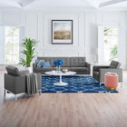 Modway Loft 3-Piece Tufted Vegan Leather Furniture Set