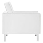 Modway Loft 3-Piece Tufted Vegan Leather Furniture Set