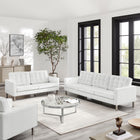 Modway Loft 2-Piece Tufted Vegan Leather Furniture Set