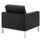 Modway Loft 3 Piece Tufted Upholstered Faux Leather Set EEI-4107