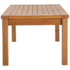 Modway Upland Outdoor Patio Teak Wood Coffee Table