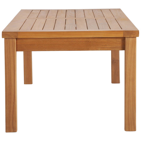 Modway Upland Outdoor Patio Teak Wood Coffee Table  