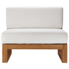 Modway Upland Outdoor Patio Teak Wood Armless Chair