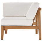 Modway Bayport Outdoor Patio Teak Wood Corner Chair