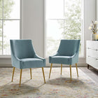 Modway Discern Upholstered Performance Velvet Dining Chair Set of 2