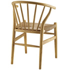 Modway Flourish Spindle Wood Dining Side Chair Set of 2